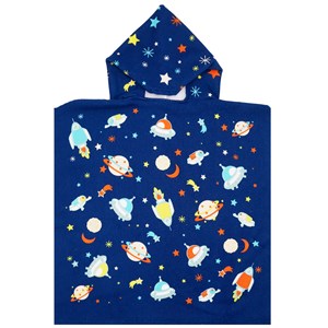 Poncho enfant bleu - poncho galaxy