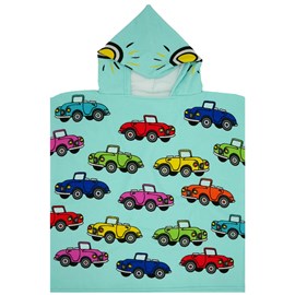 Poncho enfant multicolore - poncho cars