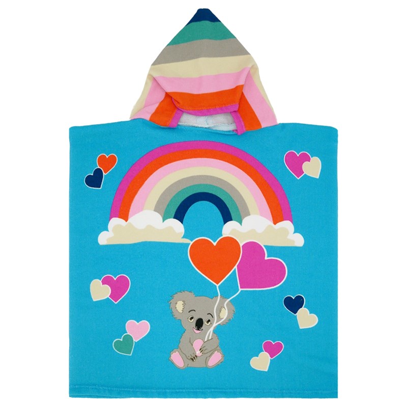Poncho enfant multicolore - poncho koala