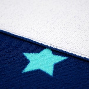Serviette de plage enfant bleu - galaxy