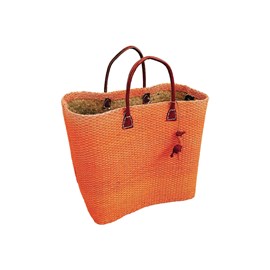 Panier de plage marron - tana gm caramel