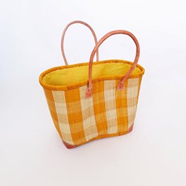 Panier de plage jaune - beloha gm safran