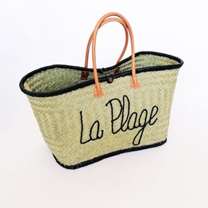 Panier de plage noir - pasika gm noir
