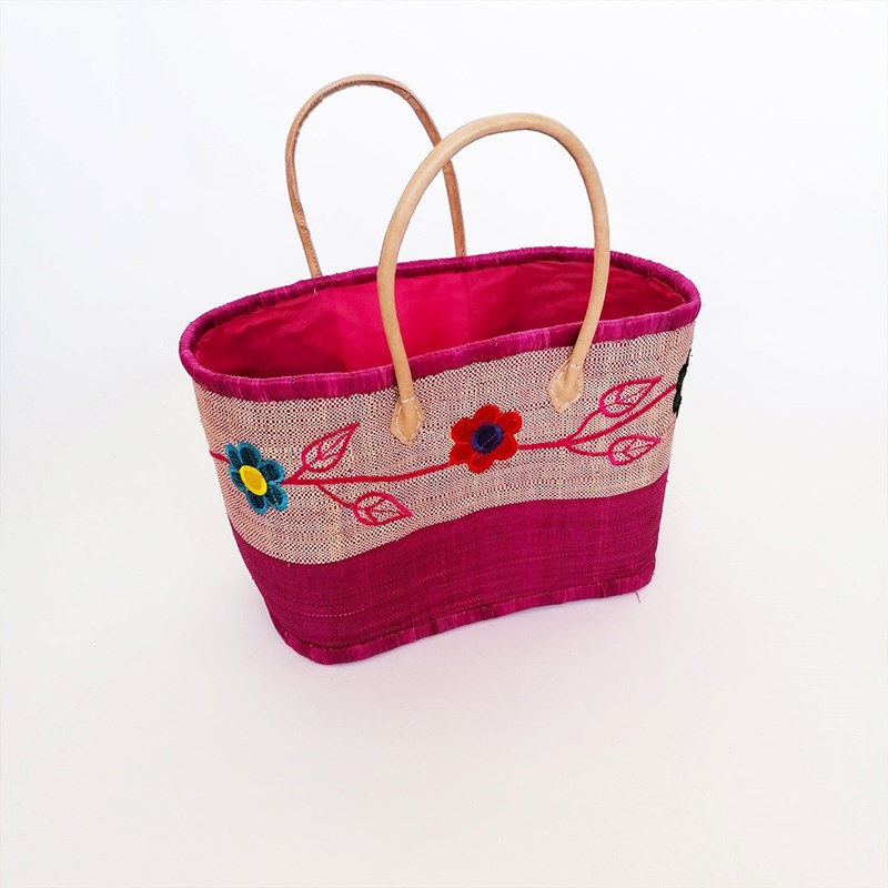 Panier de plage - namakia mm fuchsia