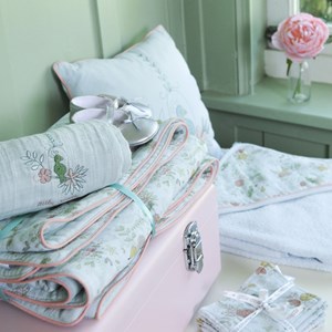 Couverture lange coton bio paradis