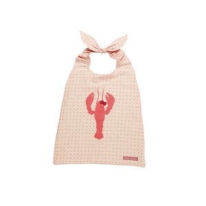 Bavoir élastiqué homard coquette