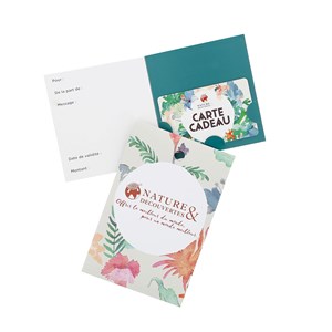 Carte cadeaux Nature & Découvertes