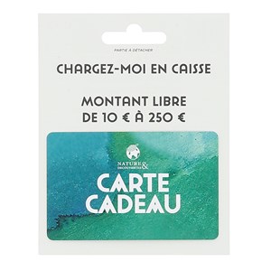 Carte cadeaux Nature & Découvertes