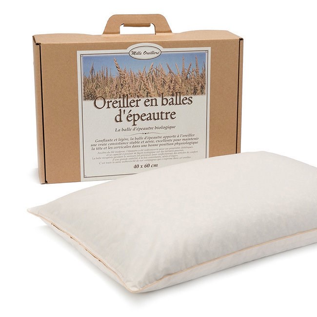 Mille Oreillers - OREILLER GRAND EPEAUTRE BIO 40x60 CM