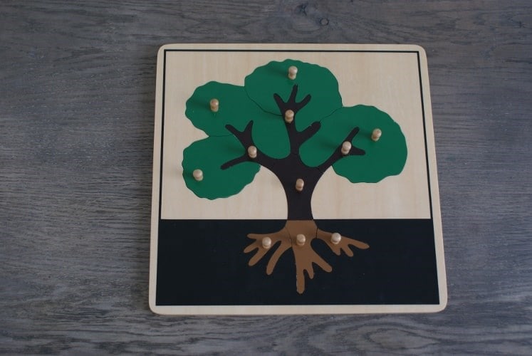 Mamontessoribox puzzle botanique arbre (Ma montessori Box) - Image 1