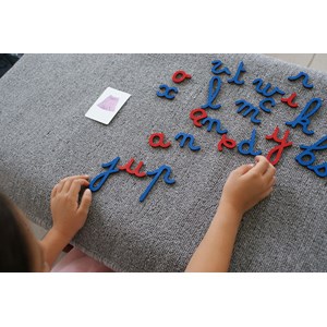 Mamontessoribox alphabet mobile 2 Bleu