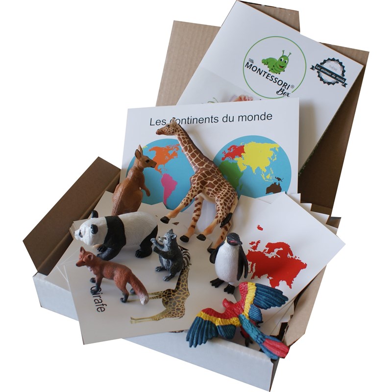 Ma montessori Box - Mamontessoribox animaux du monde