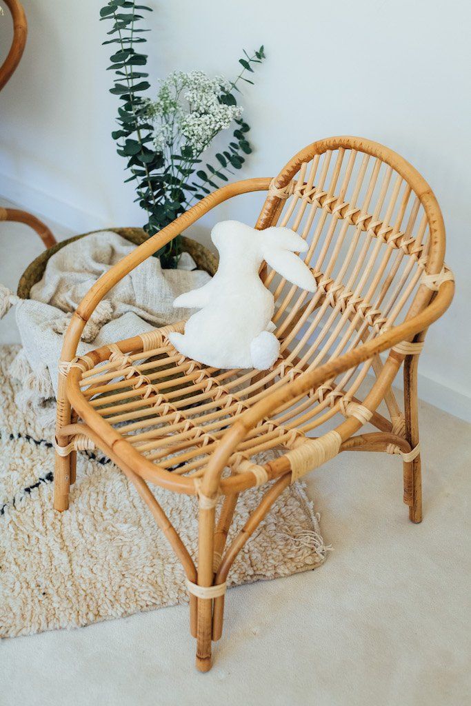 Fauteuil rotin enfant 300mm - SONS OF VINTAGE | SONS OF VINTAGE