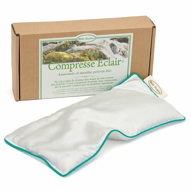 Mille Oreillers - Compresse eclair® - amarante et menthe p