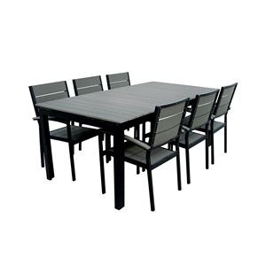 Salon de jardin en aluminium et polyw...