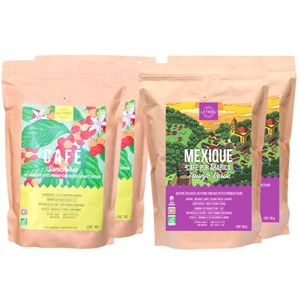 Coffret café moulu 4x 500g équitable bio