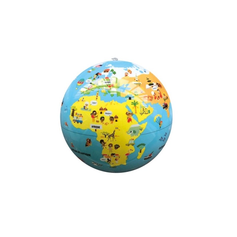 Globe gonflable voyageurs 30cm