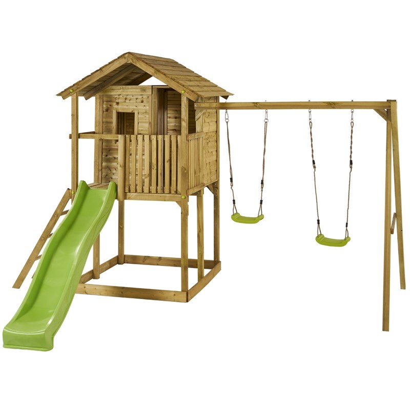 Aire de jeux cabane sur pilotis wapiti