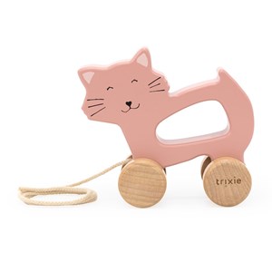 Jouet à tirer en bois - mrs. Cat