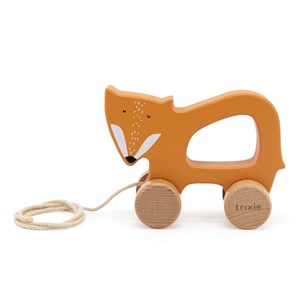 Jouet à tirer en bois - mr. Fox