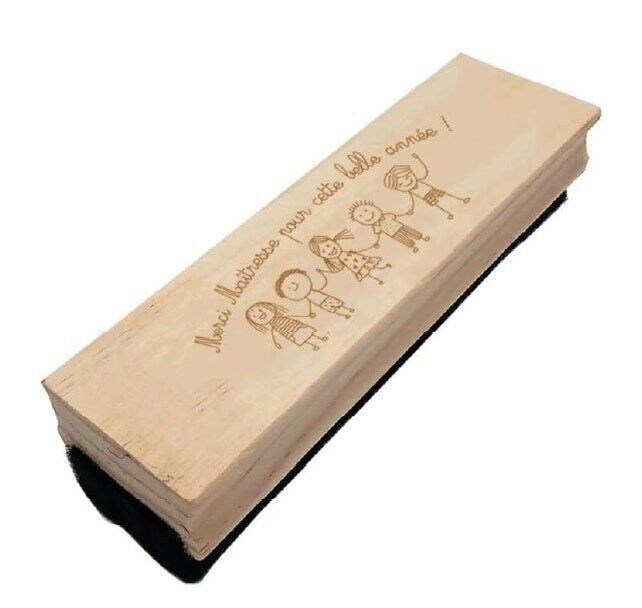 Brosse tableau en bois enfants école