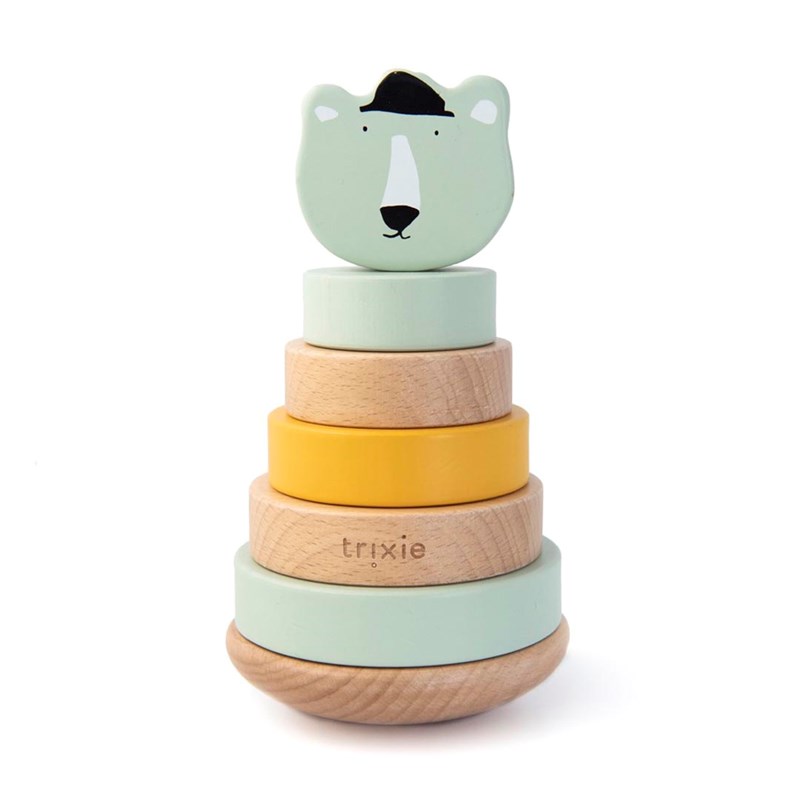 Tour à empiler en bois - mr. Polar bear