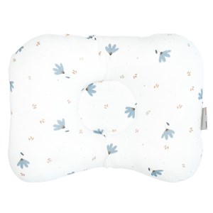 Coussin ergonomique bébé bleuet