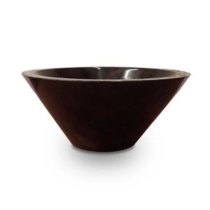 Vasque ronde en marbre noir koni