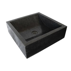 Vasque à poser en marbre noir,  kiara