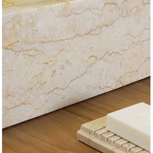 Vasque à poser en marbre crème,  kiara