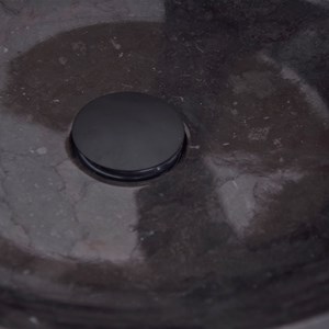 Vasque ronde en marbre noir irina