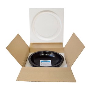 Vasque ronde en terrazzo crème rondo