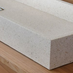 Vasque en terrazzo crème atlantica