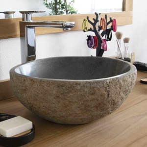 Vasque en pierre de rivière edenroc 30