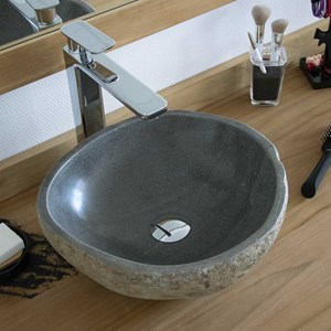 Vasque en pierre de rivière edenroc 30