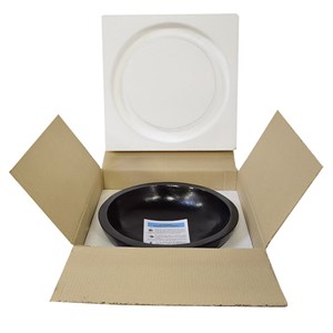 Vasque ronde effet béton noir rondo