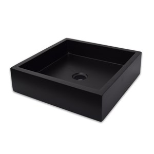 Vasque effet béton noir arlecchino