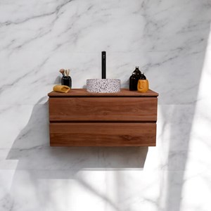 Vasque ronde terazzo crème arlequin mini