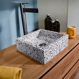 Vasque terrazzo crème arlecchino mini