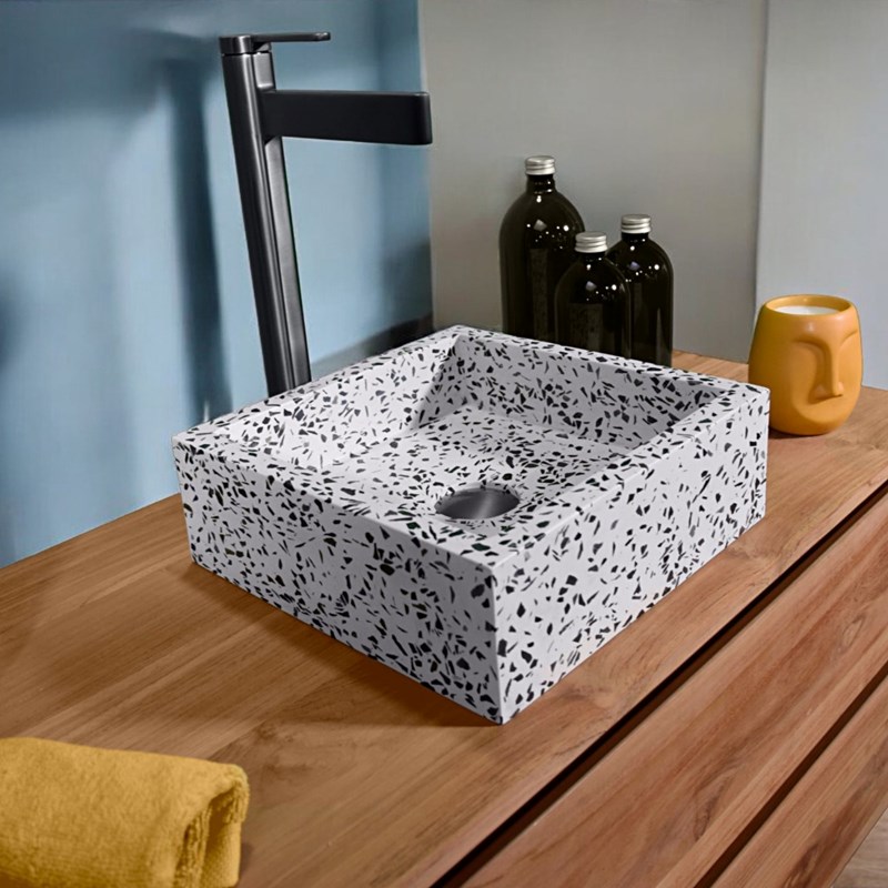 Vasque terrazzo crème arlecchino mini