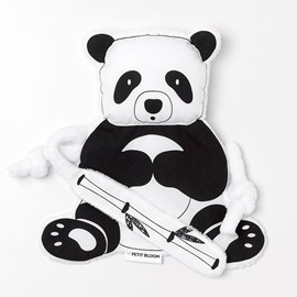 Doudou noir et blanc panda