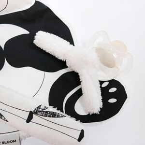 Doudou noir et blanc panda