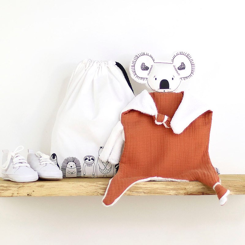 Doudou lange koala brique (Petit Bloom) - Image 1