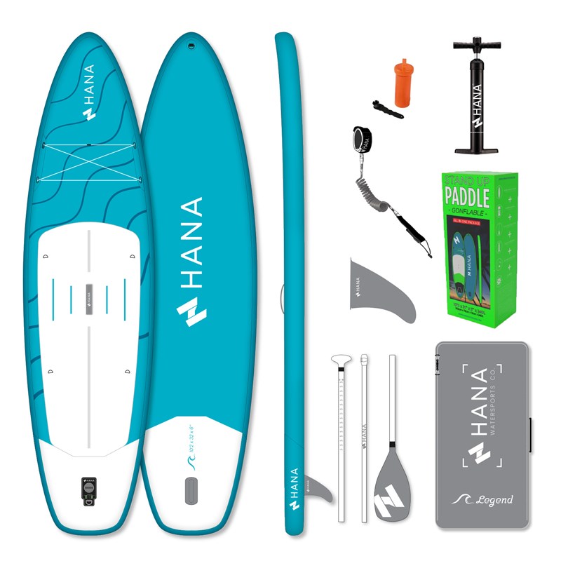 Pack sup hana legend turquoise 10'2