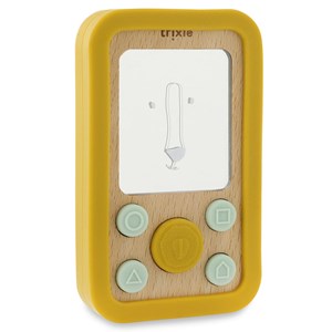 Téléphone silicone bois - mr. Lion