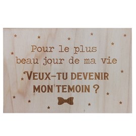 Carte demande - mon témoin