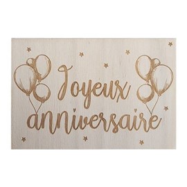 Carte joyeux anniversaire ballons