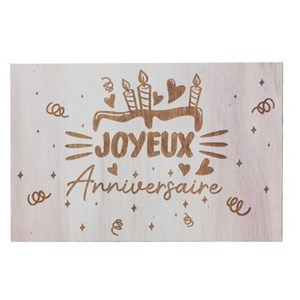 Carte joyeux anniversaire gâteau