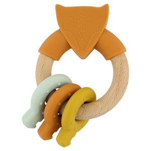 Anneau silicone et bois - mr. Fox