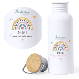 Gourde blanche arc-en-ciel